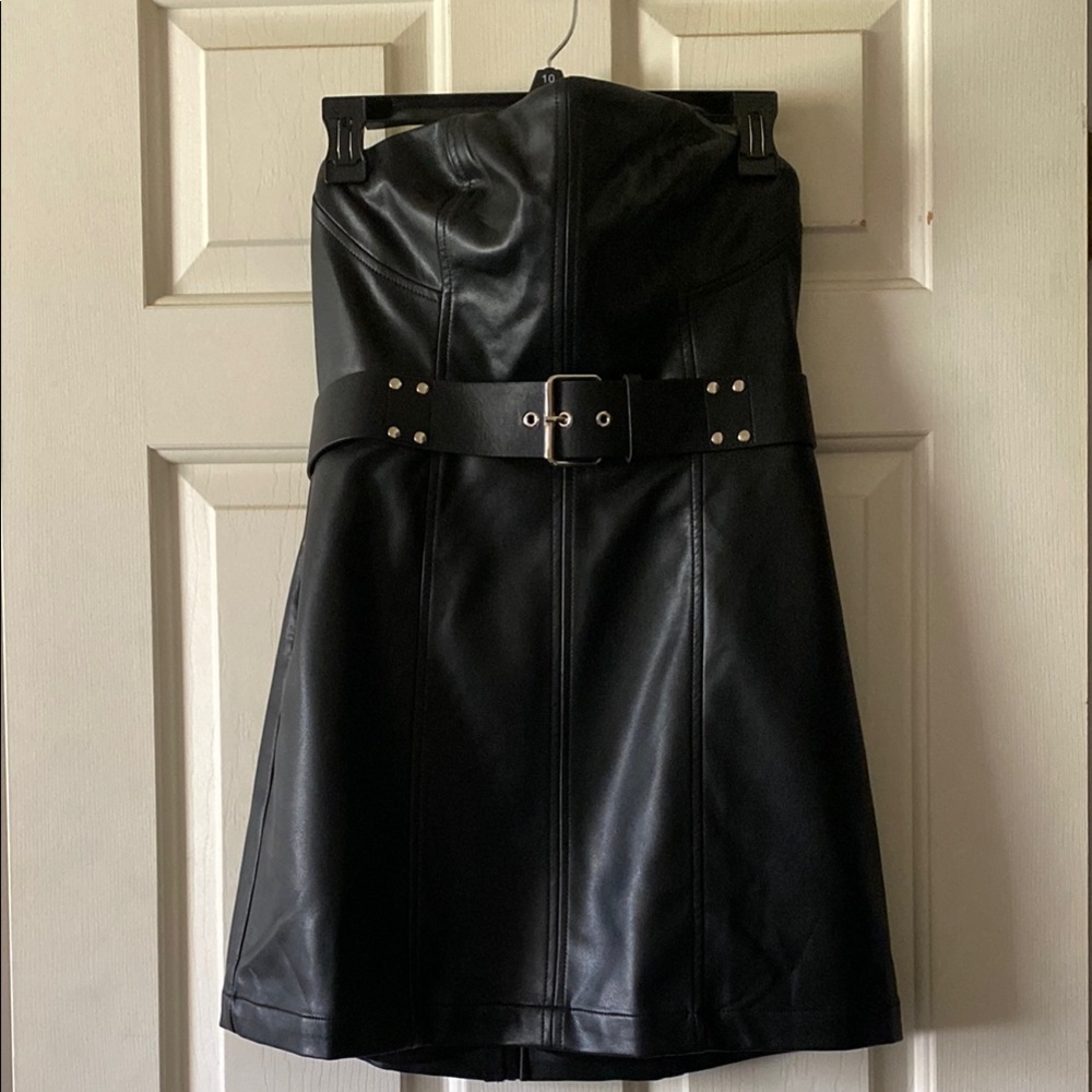 Anthropologie Black Mini Dress
